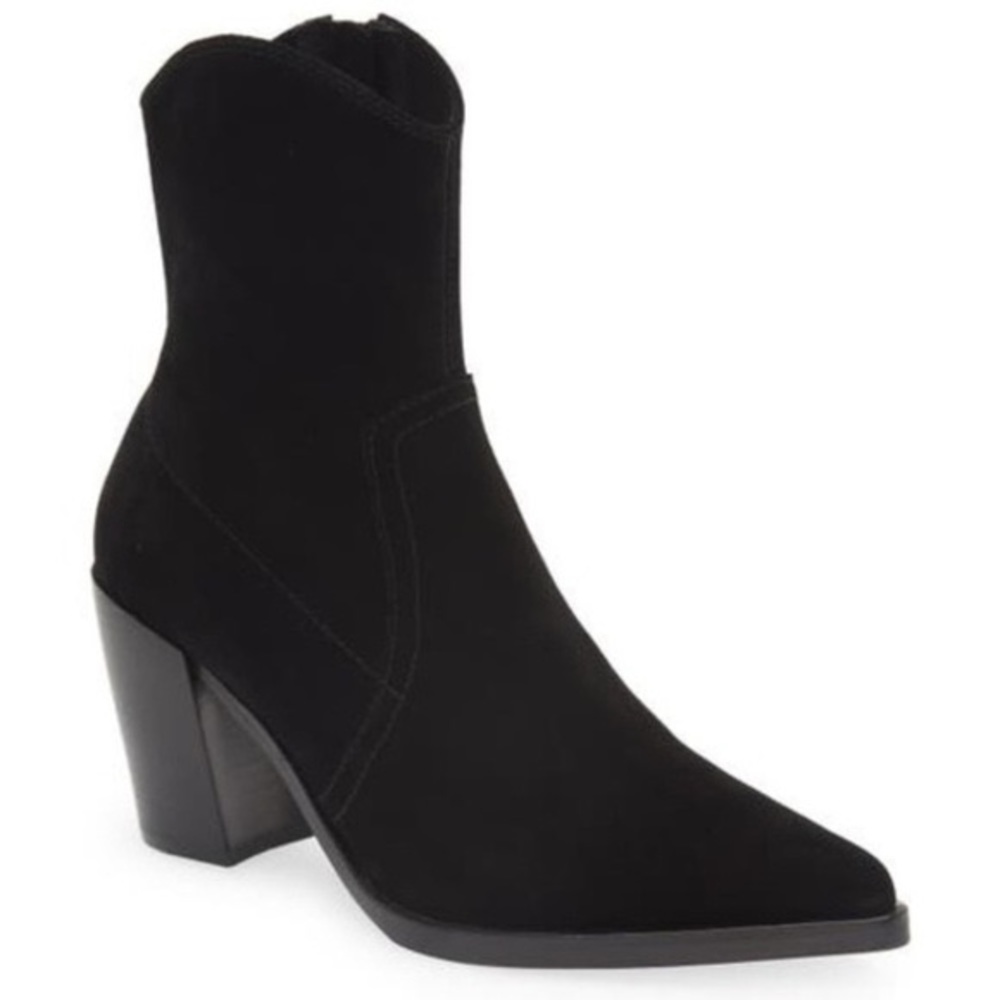 Jeffrey Campbell Jolena Western Bootie Black Size 10